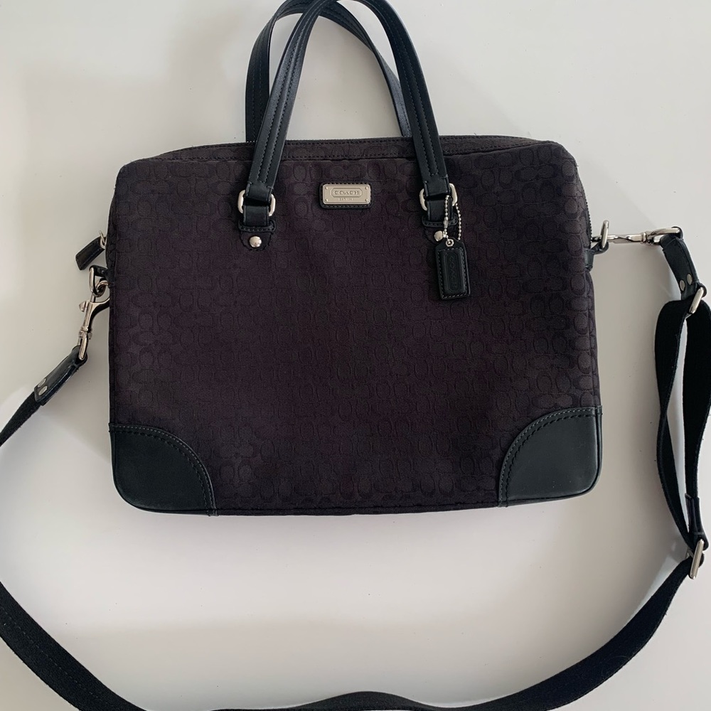 Coach laptop bag and briefcase